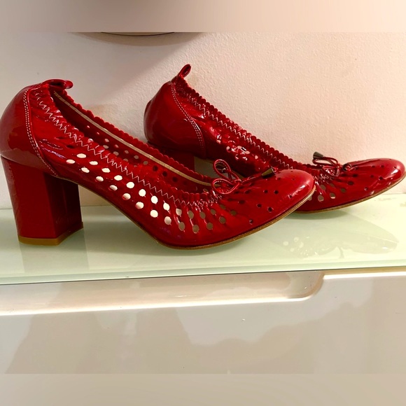 Momenti glossy red heels - Picture 2 of 5